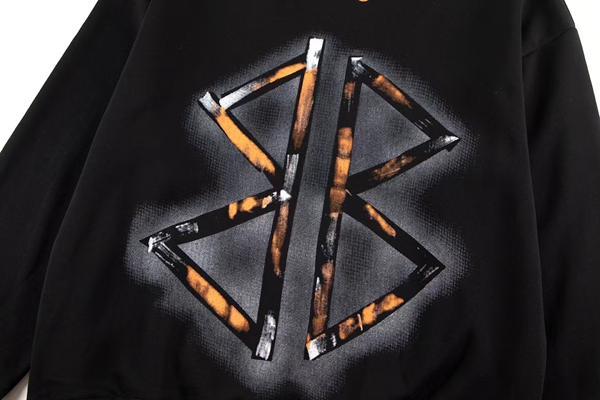 ブランドパーカー側面デザイン